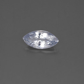 Zafiro azul natural de 0,48 ct, marquesa, VS-SI