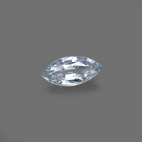 Zafiro azul natural de 0,29 ct, marquesa, VVS