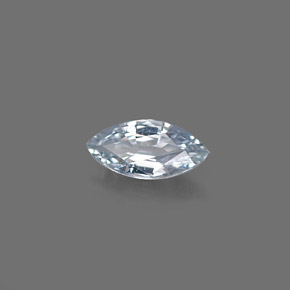 Zafiro azul natural de 0,29 ct, marquesa, VVS