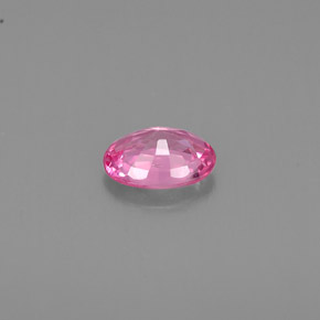 Zafiro rosa natural de 0,52 ct, corte óvalo, VS