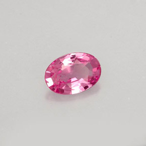 Zafiro rosa natural de 0,47 ct, corte óvalo, IF