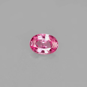 Zafiro rosa natural de 0,47 ct, corte óvalo, VVS-VS