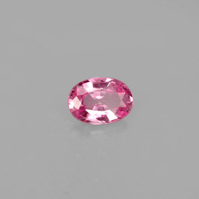 Zafiro rosa natural de 0,47 ct, corte óvalo, VVS-VS