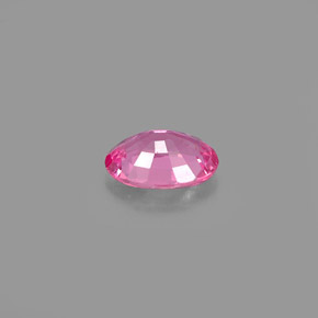 Zafiro rosa natural de 0,49 ct, corte óvalo, VVS