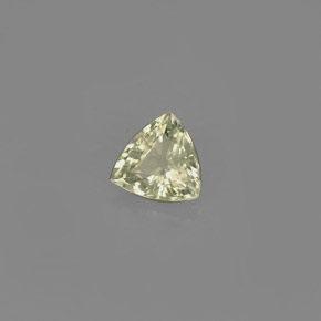 Zafiro verde natural de 0,68 ct, trillón, VVS-VS