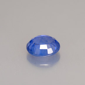 Zafiro azul natural de 1,30 ct, corte óvalo, VS