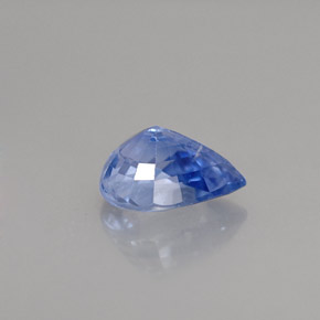 Zafiro azul natural de 1,51 ct, en forma de pera, VS-SI