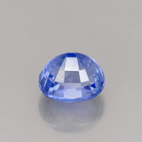 Zafiro azul natural de 1,02 ct, corte óvalo, VVS-VS
