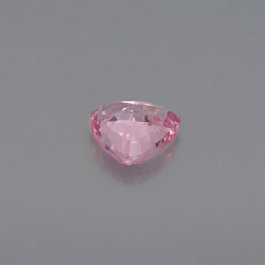 Zafiro rosa natural de 0,64 ct, trillón, VS