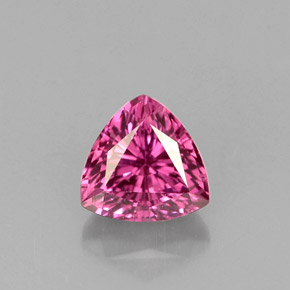 Zafiro rosa natural de 0,71 ct, trillón, VVS