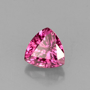 Zafiro rosa natural de 0,71 ct, trillón, VVS
