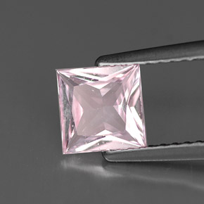 Zafiro rosa natural de 1,00 ct, cuadrado, VS