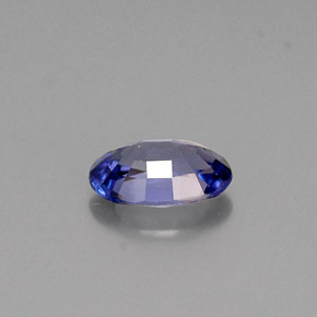 Zafiro violeta natural de 0,52 ct, corte óvalo, VVS