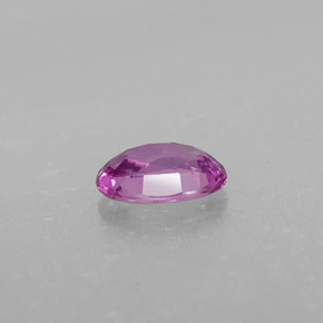 Zafiro púrpura natural de 0,57 ct, corte óvalo, VVS-VS