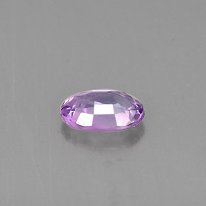 Zafiro violeta natural de 0,61 ct, corte óvalo, VVS-VS