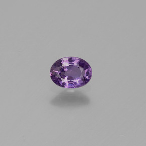 Zafiro violeta natural de 0,42 ct, corte óvalo, VVS-VS