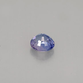 Zafiro violeta natural de 0,39 ct, corte redondo, VS