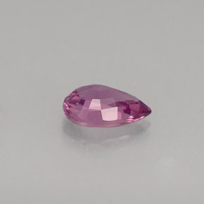 Zafiro violeta natural de 0,52 ct, en forma de pera, VVS