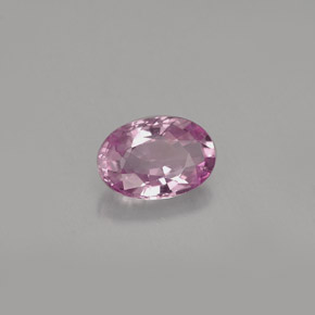 Zafiro violeta natural de 0,63 ct, corte óvalo, VVS