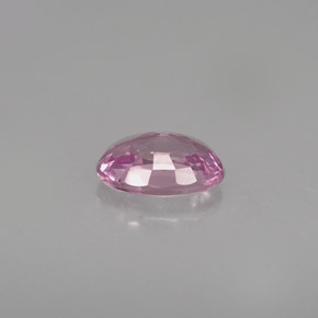 Zafiro violeta natural de 0,63 ct, corte óvalo, VVS