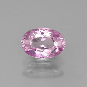 Zafiro violeta natural de 0,66 ct, corte óvalo, VVS