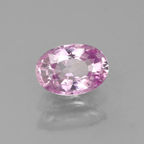 Zafiro violeta natural de 0,66 ct, corte óvalo, VVS