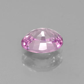 Zafiro violeta natural de 0,66 ct, corte óvalo, VVS