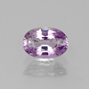 Zafiro violeta natural de 0,61 ct, corte óvalo, VVS-VS