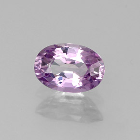 Zafiro violeta natural de 0,61 ct, corte óvalo, VVS-VS