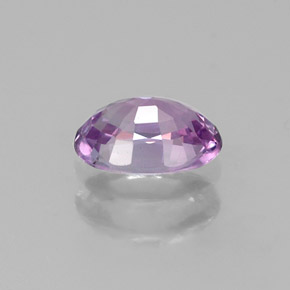 Zafiro violeta natural de 0,61 ct, corte óvalo, VVS-VS