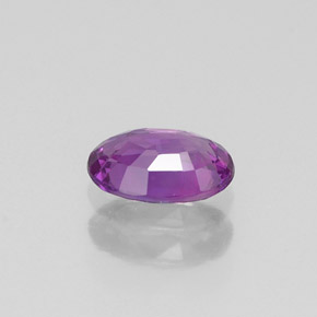 Zafiro violeta natural de 0,56 ct, corte óvalo, VVS