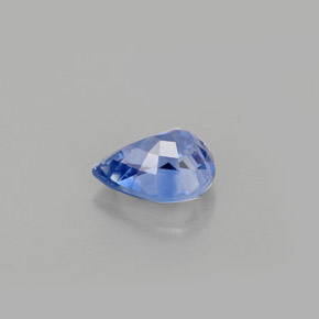 Zafiro azul natural de 0,93 ct, en forma de pera, VVS-VS