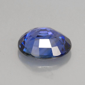 Zafiro azul natural de 2,79 ct, corte óvalo, IF