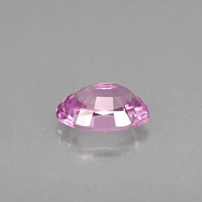 Zafiro rosa natural de 0,60 ct, corte óvalo, VVS-VS