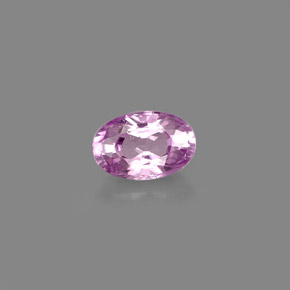 Zafiro violeta natural de 0,61 ct, corte óvalo, VVS-VS