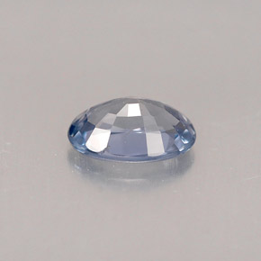 Zafiro azul natural de 0,56 ct, corte óvalo, VVS-VS