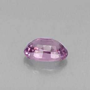 Zafiro violeta natural de 0,63 ct, corte óvalo, VS