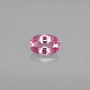 Zafiro rosa natural de 0,60 ct, corte óvalo, VVS