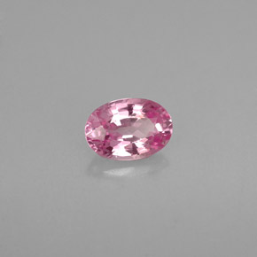 Zafiro rosa natural de 0,60 ct, corte óvalo, VVS
