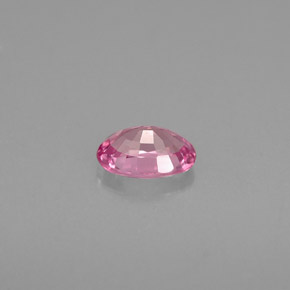 Zafiro rosa natural de 0,60 ct, corte óvalo, VVS