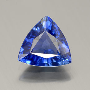 Zafiro azul natural de 1,85 ct, trillón, VS