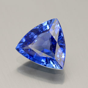Zafiro azul natural de 1,85 ct, trillón, VS