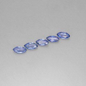 Gemas de zafiro azul natural de  ct, marquesa, VVS-VS