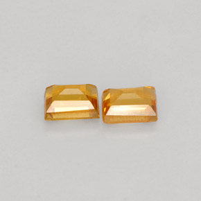Gemas de zafiro amarillo natural de  ct, baguette, VVS-VS