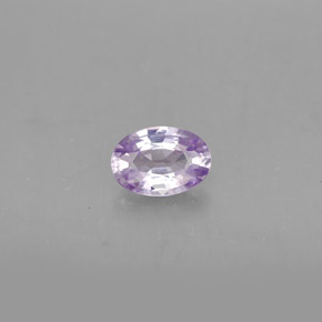 Zafiro violeta natural de 0,53 ct, corte óvalo, VVS-VS