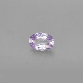 Zafiro violeta natural de 0,53 ct, corte óvalo, VVS-VS
