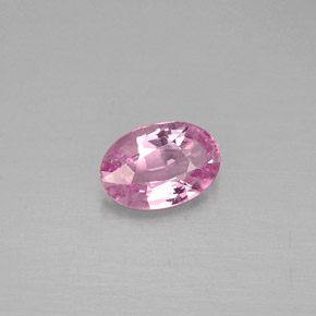 Zafiro rosa natural de 0,47 ct, corte óvalo, VVS-VS