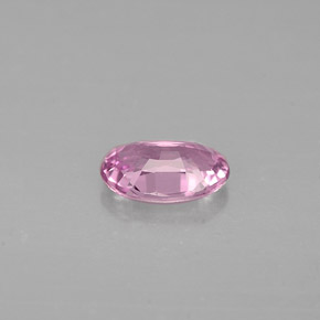 Zafiro rosa natural de 0,47 ct, corte óvalo, VVS-VS