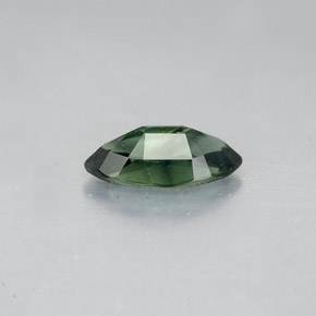 Zafiro verde natural de 1,40 ct, marquesa, VS