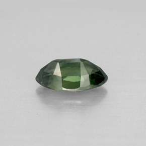 Zafiro verde natural de 1,40 ct, marquesa, VS